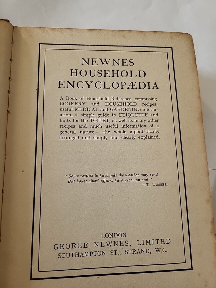 Newnes Household Encyclopedia