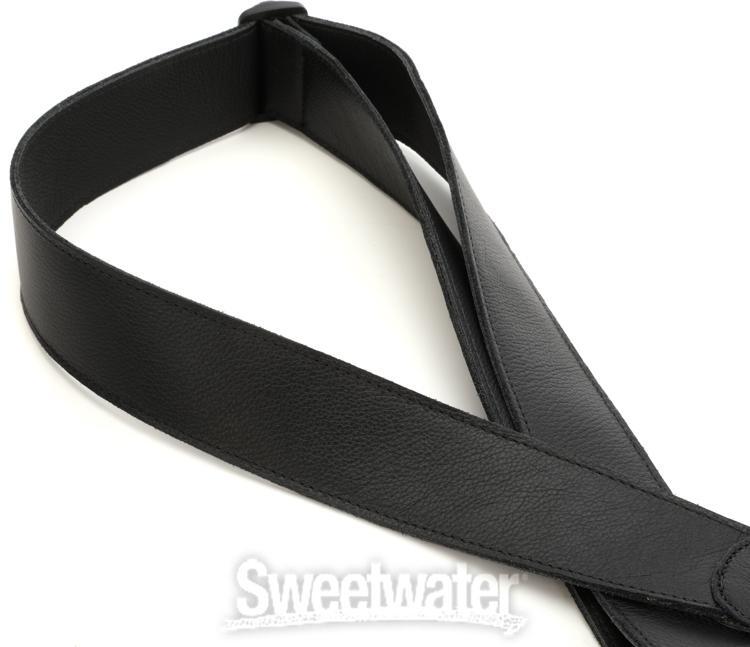 Levy's M7GG Garment Leather Guitar Strap - Black