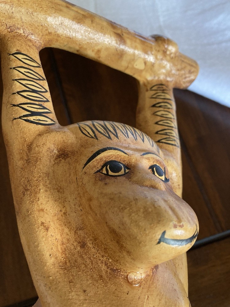 Vintage Ceramic Monkey Wall Decor MCM 13” UNIQUE!!