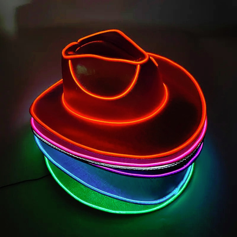 Western LED Cowboy Hat