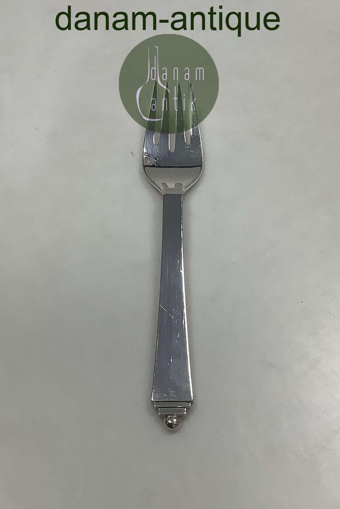Georg Jensen Pyramid EPNS Silver Plated Fish Fork