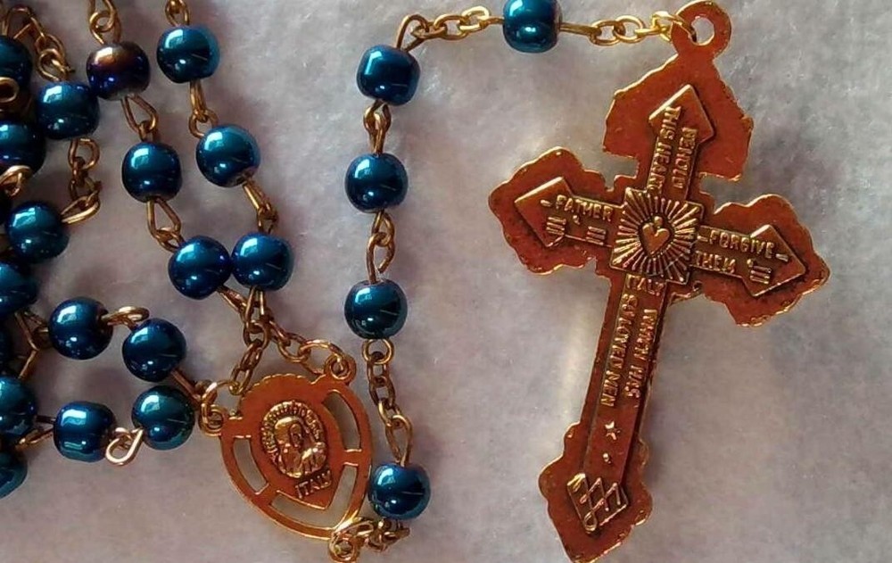 Catholic Rosary, Pardon Crucifix, Heart, Convent CHARITABLE FUNDRAISER #52