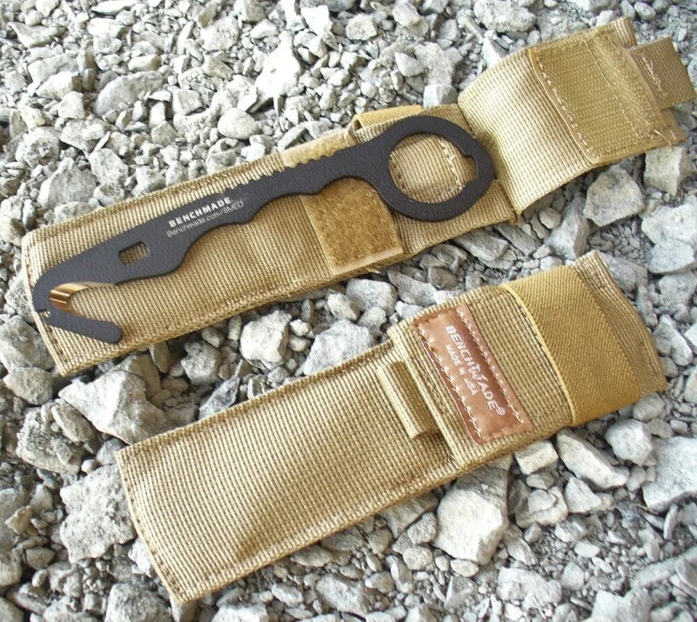 Benchmade 8 Rescue Hook Strap Cutter Coyote