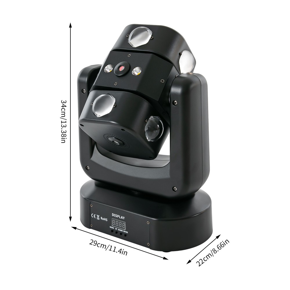 Infinite Rotating Strobe Lights DMX512 Stage Lighting Multi-Effects Party Light