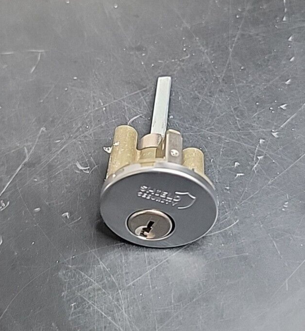 (2 Pack) Shield Security Single Cylinder Deadbolt Satin Chrome Grade 3