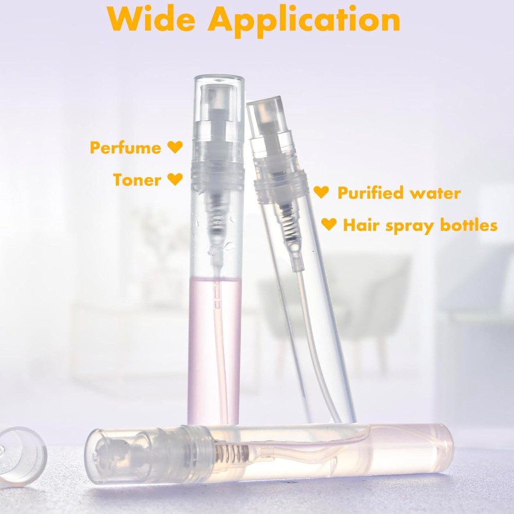 Perfume Travel Refillable Bottle Cologne Sample Dispenser Tiny Mini Small 10 Pcs