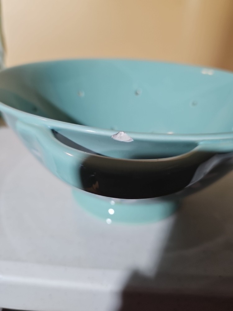 Mint Green Ceramic Colander By Teleflora