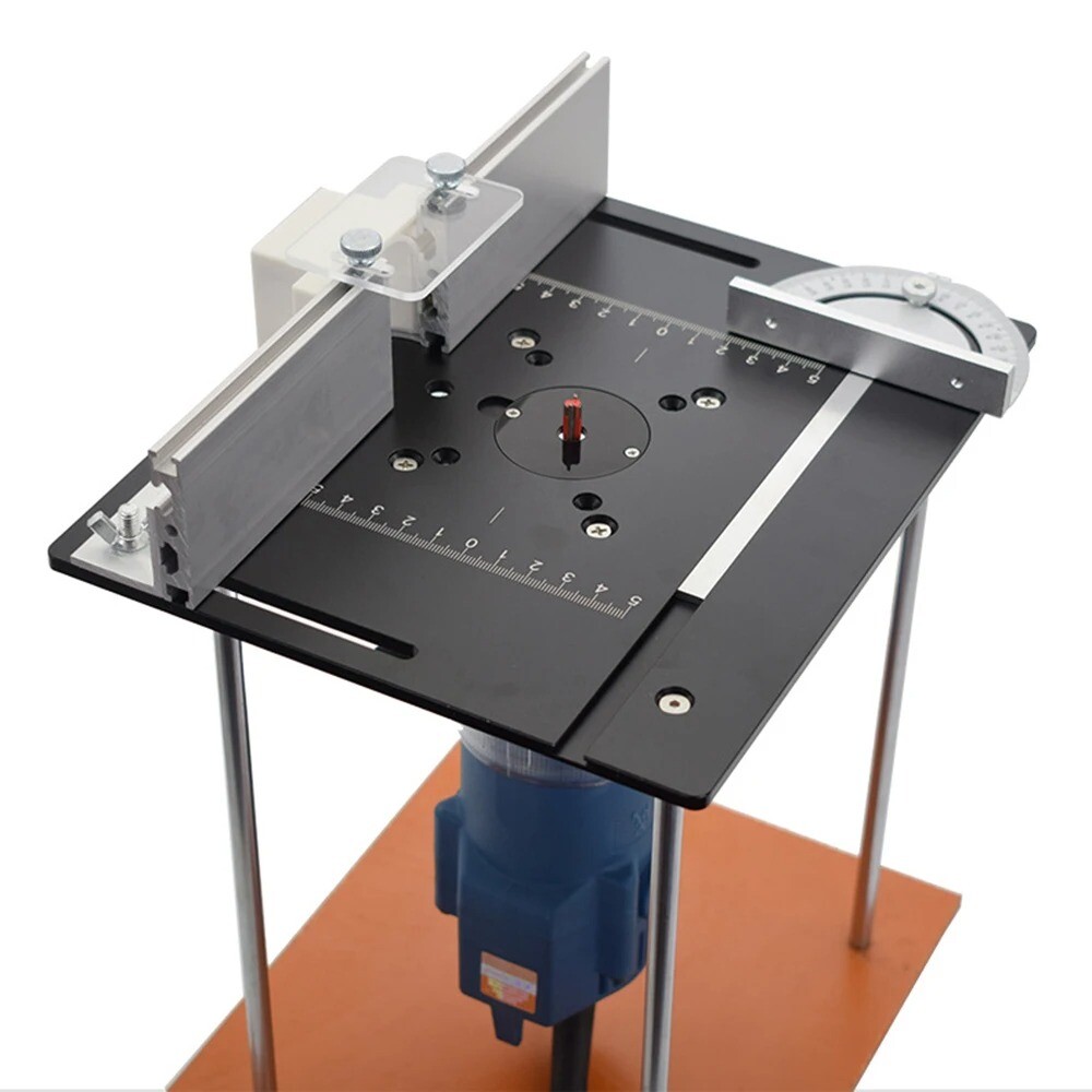 Multifunctional Aluminium Router Table Insert Plate for Working Benches