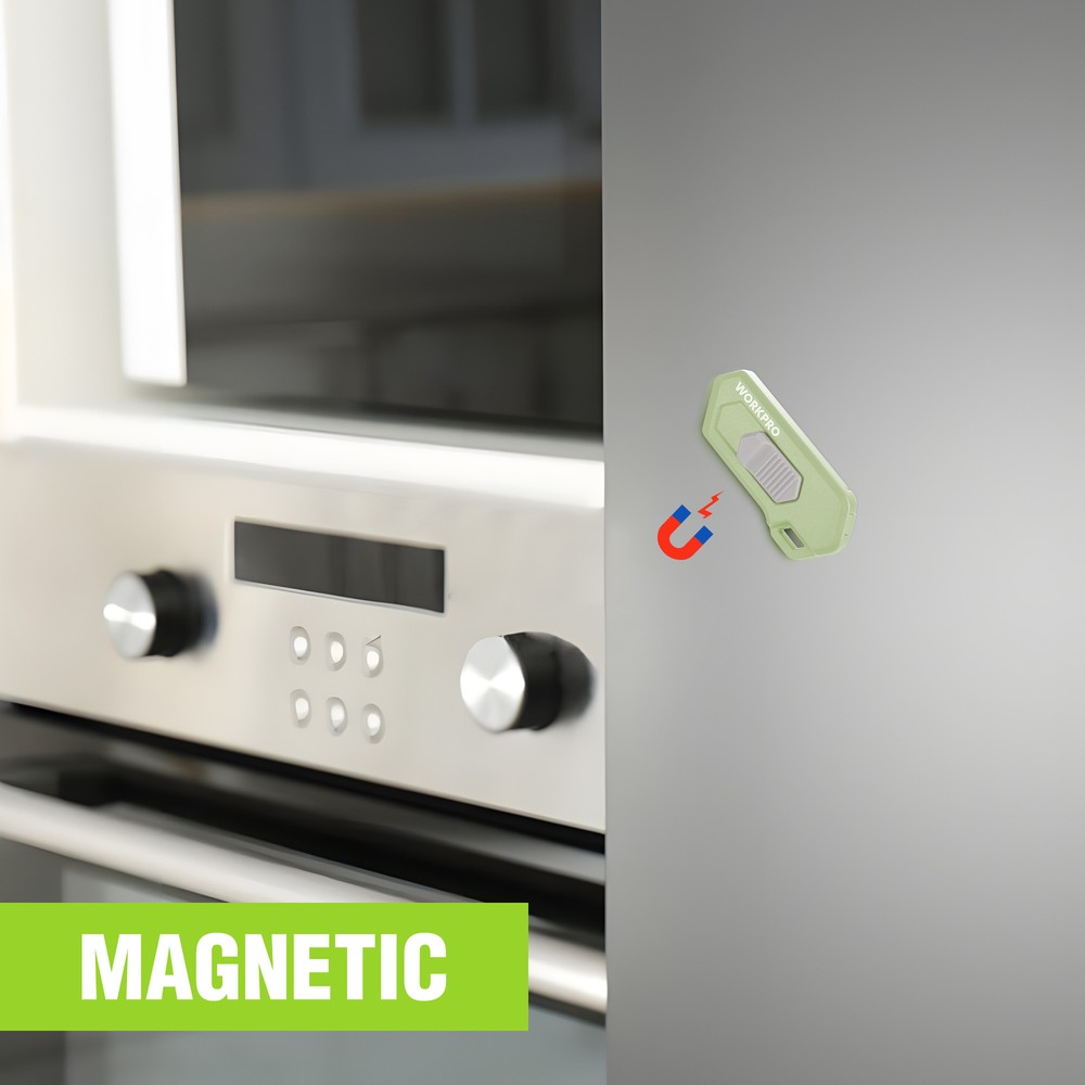 WORKPRO 3PIECES Safe Ceramic Box Cutter Small with Extra Blades Quick Change