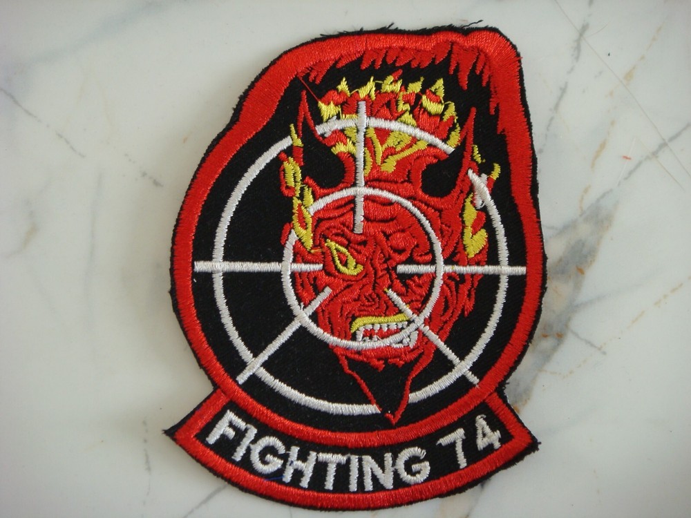 US NAVY FIGHTER SQ VF-74 BE-DEVILERS, VIETNAM WAR PATCH