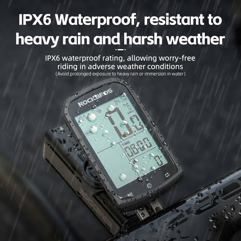 ROCKBROS Bicycle Computer M1 GPS ANT Bluetooth Wireless Rainproof Cadence Sensor