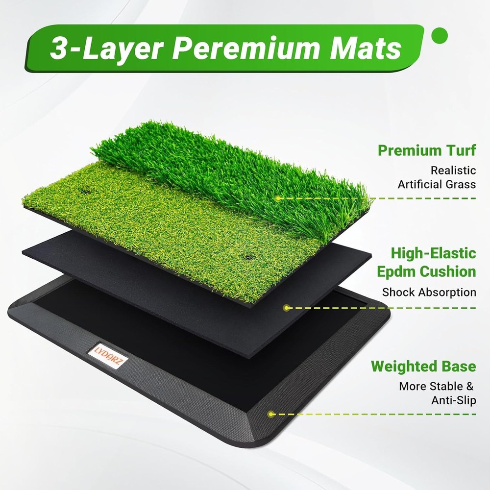 Versatile Golf Practice Mat with Instant Feedback - Elevate Your Game Anywhere
