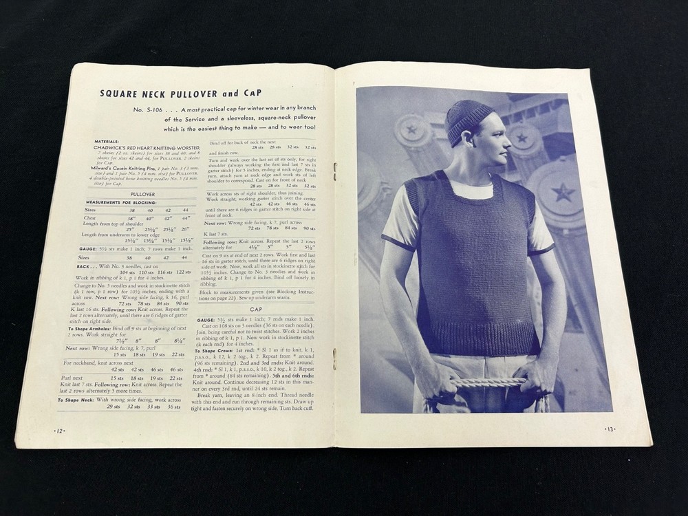 WWII Knit For Defense Magazine
