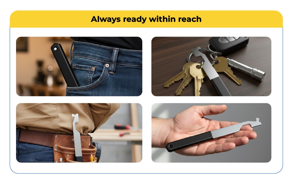 Multipurpose Leverage Pry Tool 2-Pack Flat Bar Set Locksmith Automotive