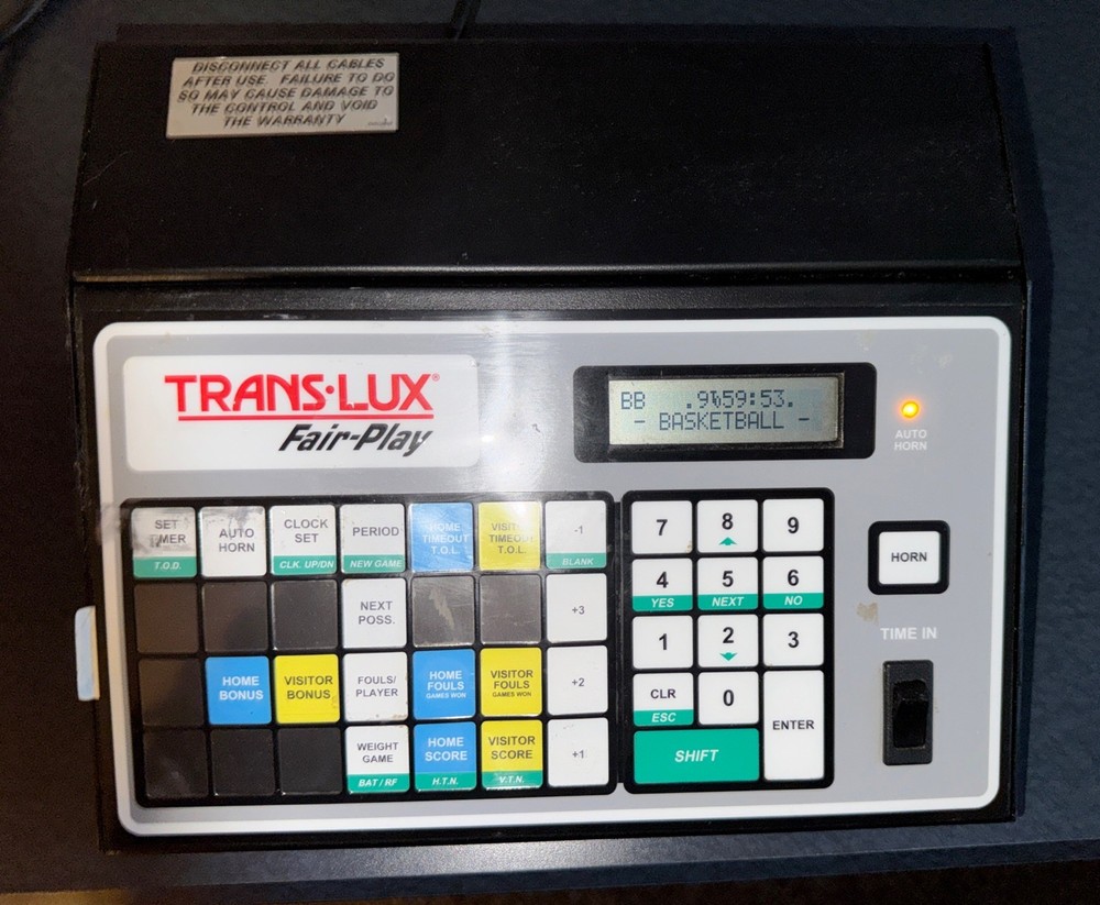 Fair-Play Translux MP70 MP-70 Wired Scoreboard Controller