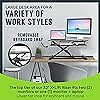 TechOrbits Black Standing 32" Desktop Converter