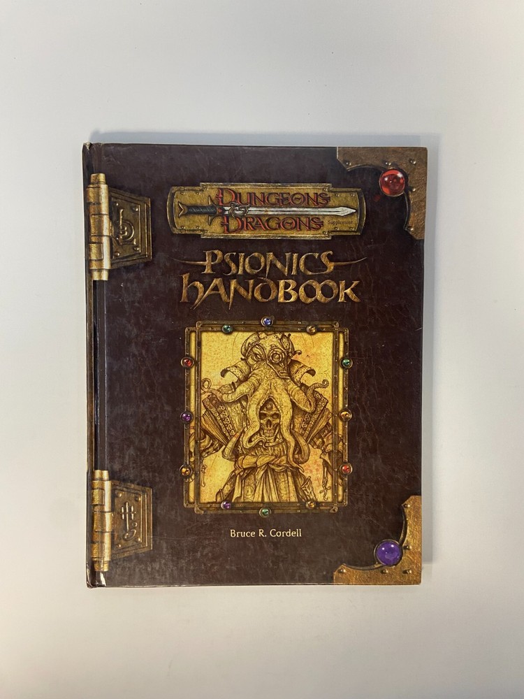 Dungeons and Dragons 3rd edition Psionics Handbook Good Condition