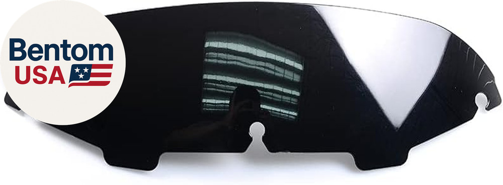 Black 4.5" Windshield Windscreen Compatible for 96-13 Harley Davidson Touring St