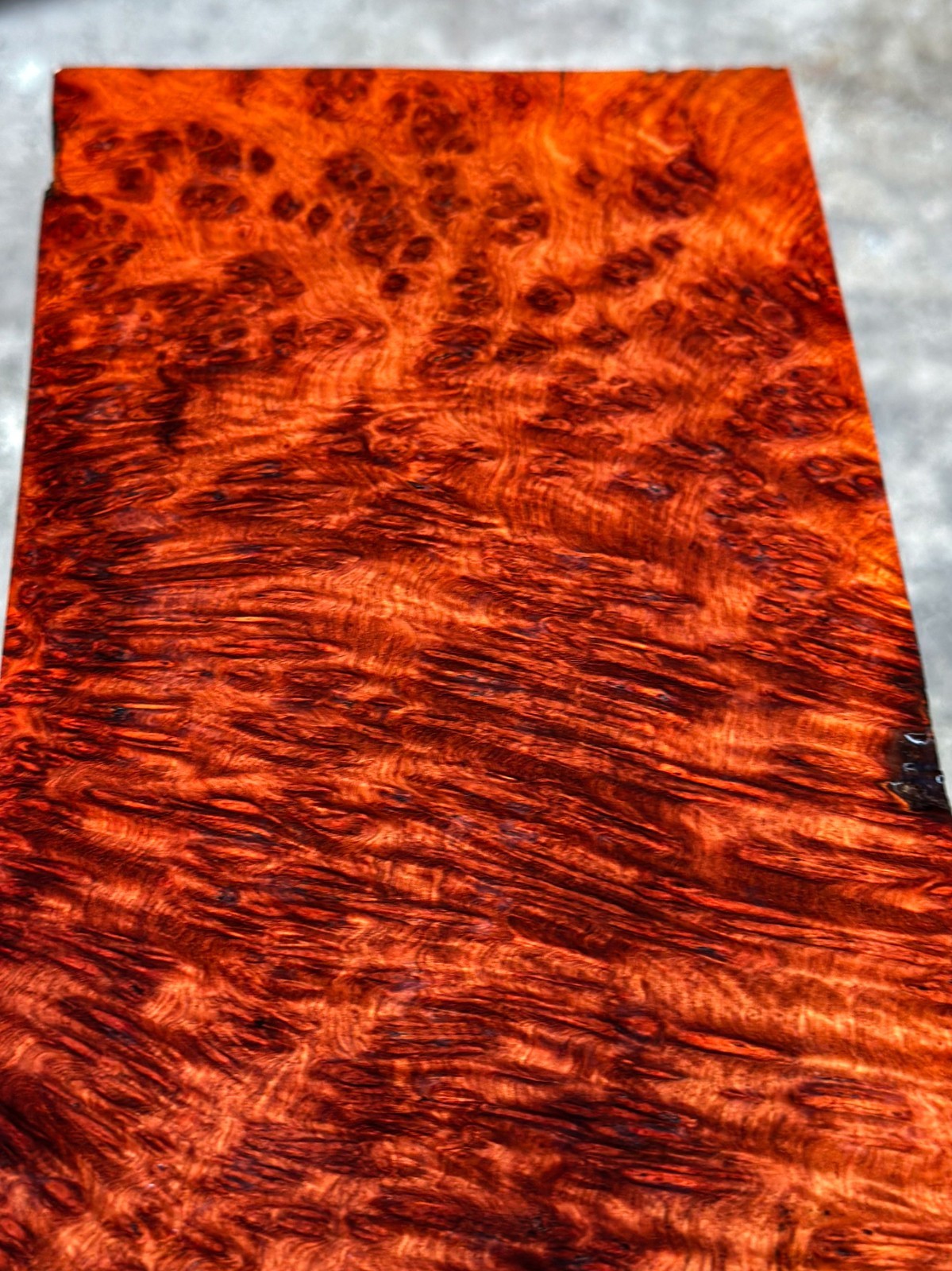 RARE!! Amboyna Burl ,Exotic Wood, Lumber, Knife Timber Handle Lumber #2895