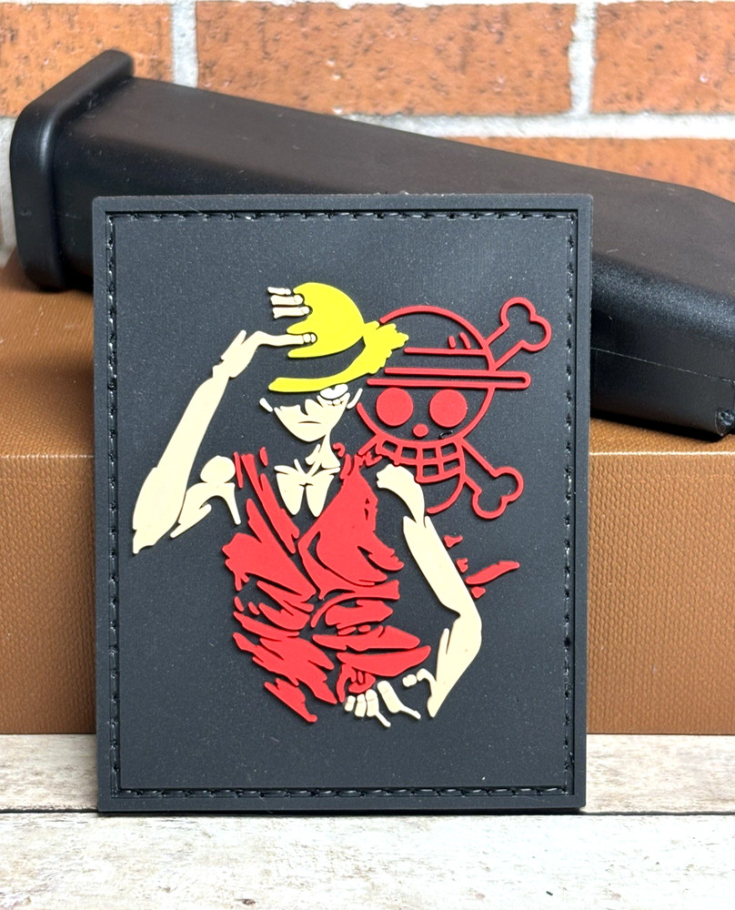 Tactical PVC Patch - Straw Hat One Piece Patch - Morale Pirate Luffy Patch