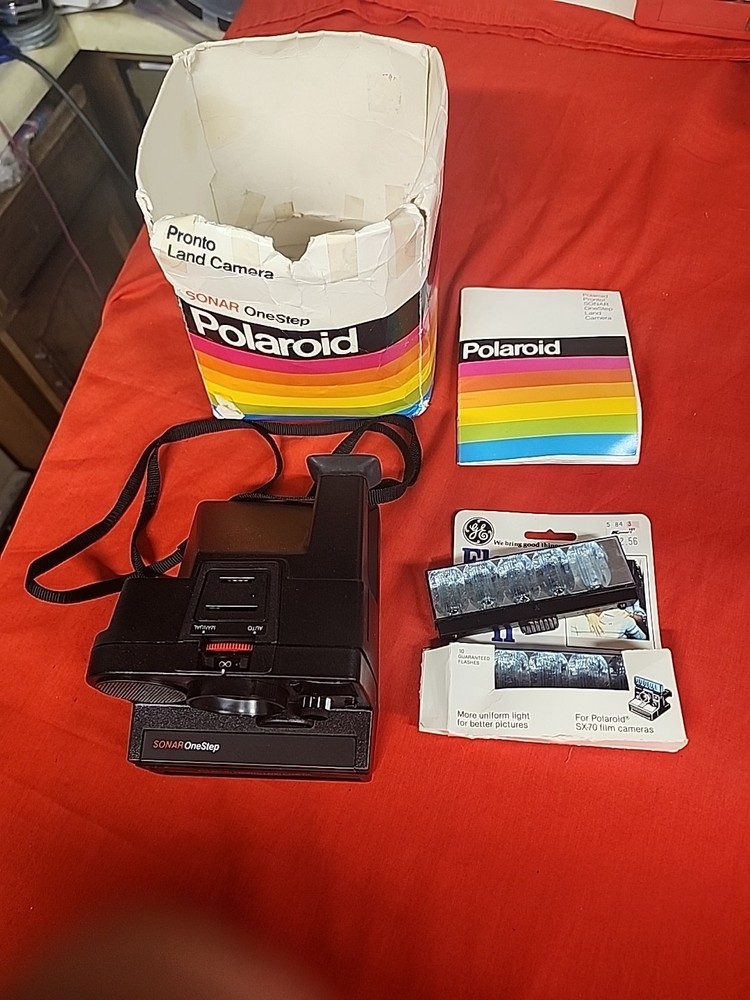 Polaroid Pronto Land Camera, Sonar One Step,