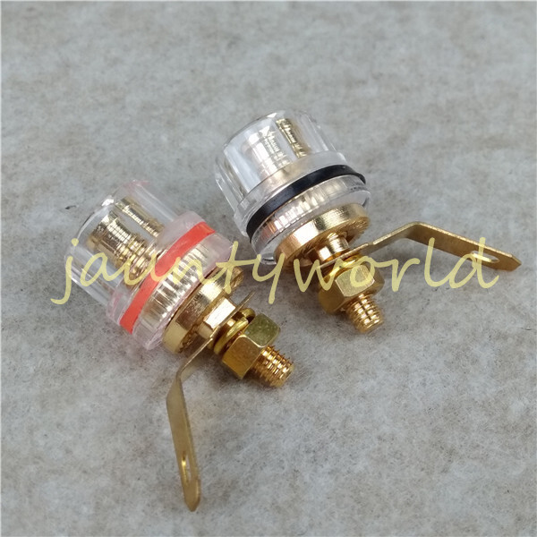2PC Speaker Terminal AMP Banana Jack Binding Post