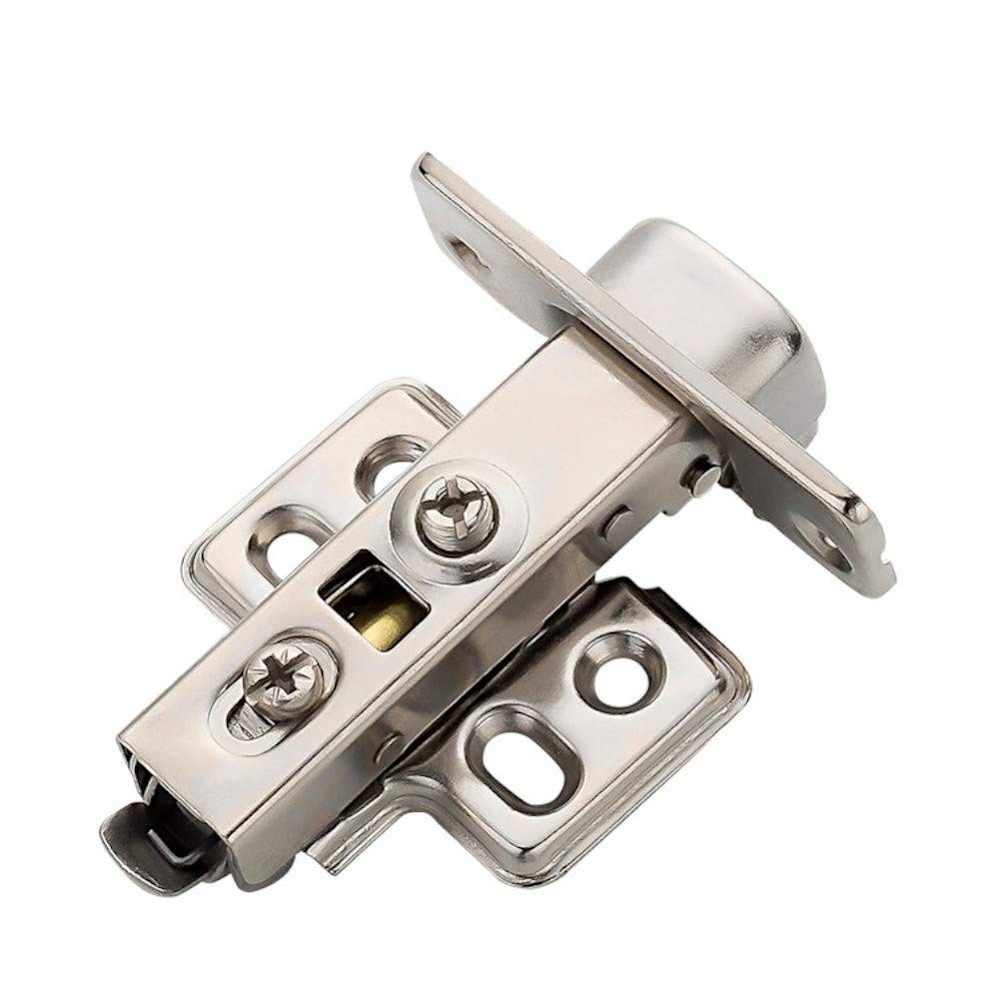 2-Pack Frameless Concealed Cabinet Hinges, Soft-Close, 2D Adjustable Full-Ove...