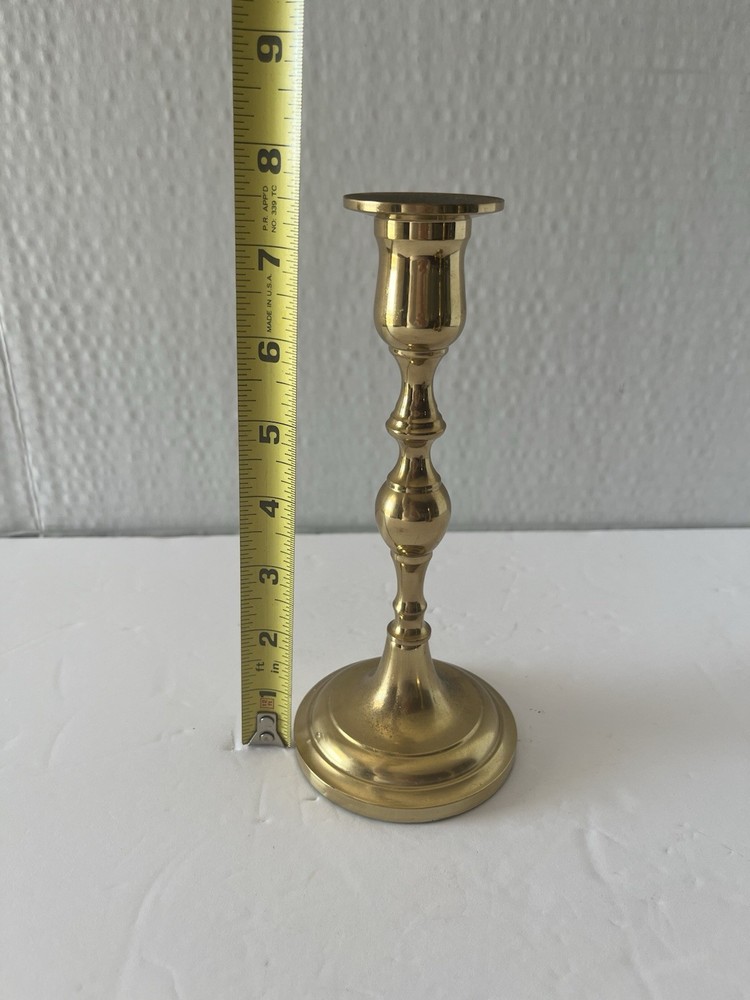 Brass Candlestick 7.5”