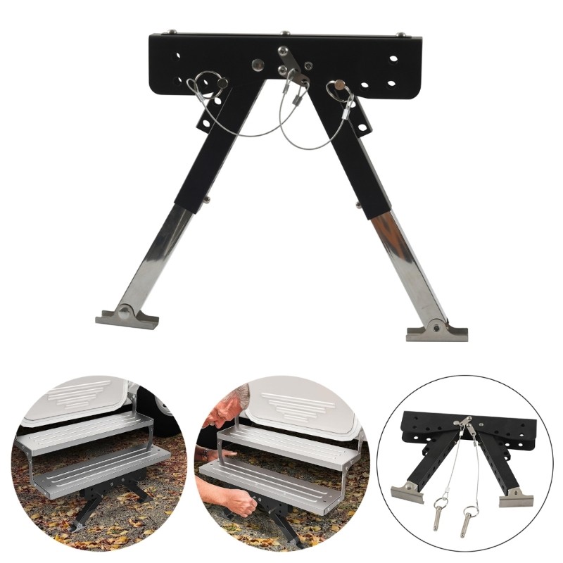 Height Adjustable Step Stabilizer Foldable Step Stabilizer Rustproof