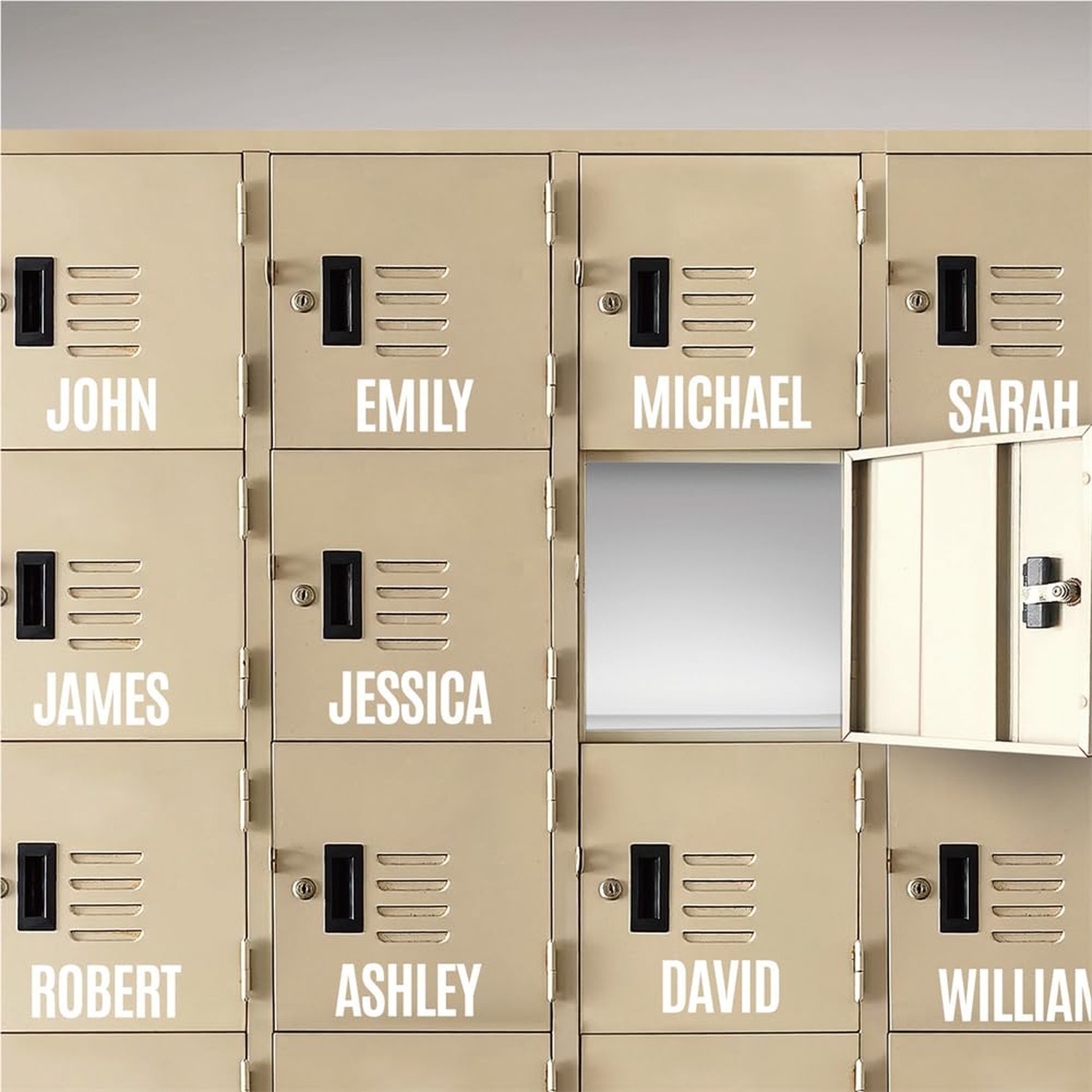 8 Sheets White 1 Inch Self Adhesive Vinyl Letters Numbers Kit, Mailbox Number...