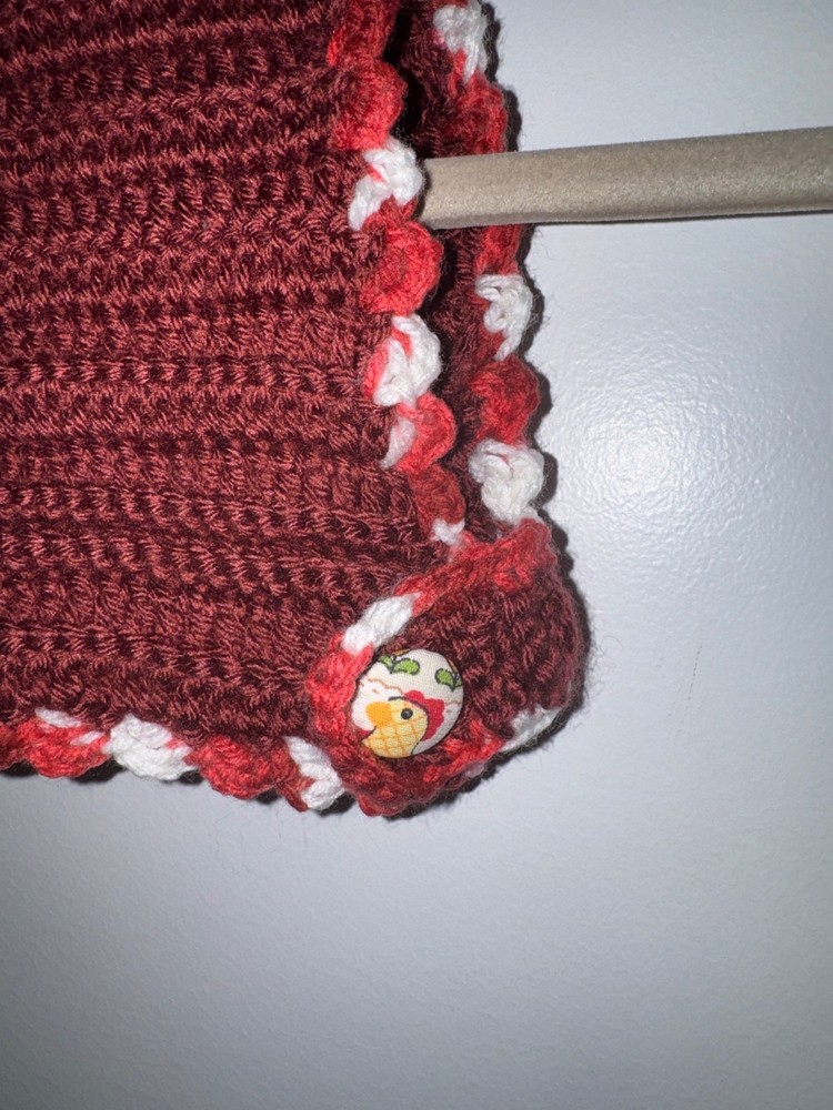 Handmade Crocheted Chicken Sweater