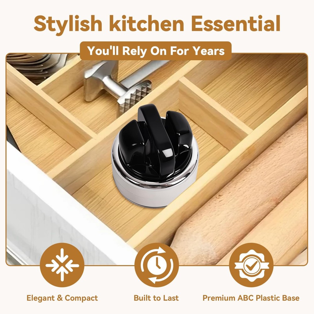Hands Free Knife Sharpener with Suction Base Multi-Angle Pocket knives sharpe...