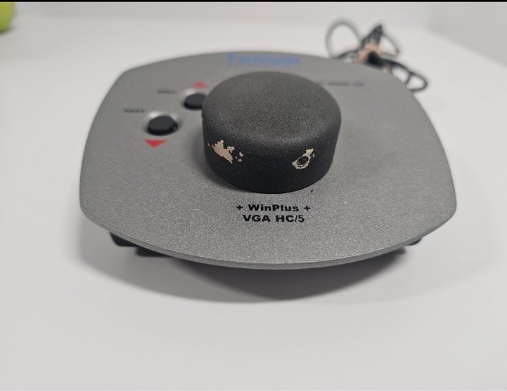 Autoscript WinPlus VGA HC/5 Desktop Hand Control 3 Button Unit With Cable Tested