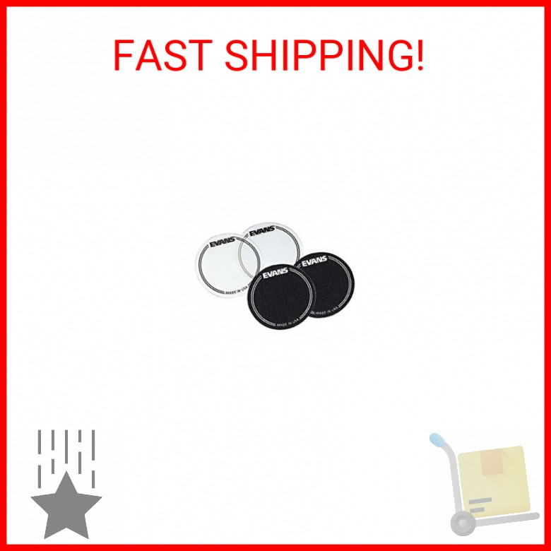 Evans EQ Single Pedal Patch, Black Nylon