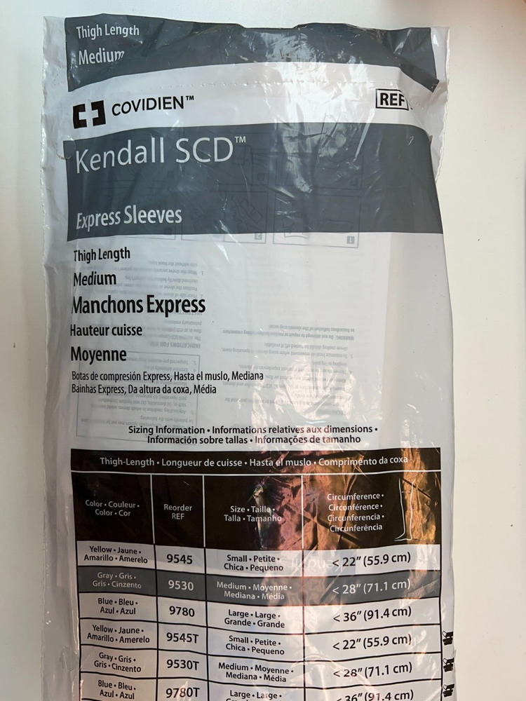 Covidien 9530 Compression Sleeve Thigh Length Medium (D581)