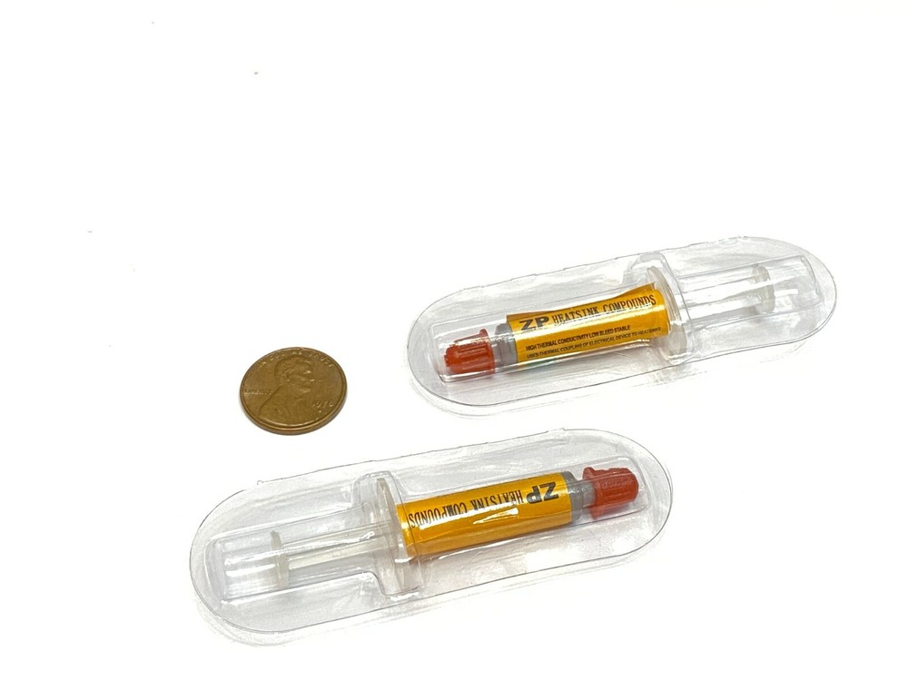 4 Pieces Silver Thermal Grease CPU Heatsink Compound Paste Syringe B24