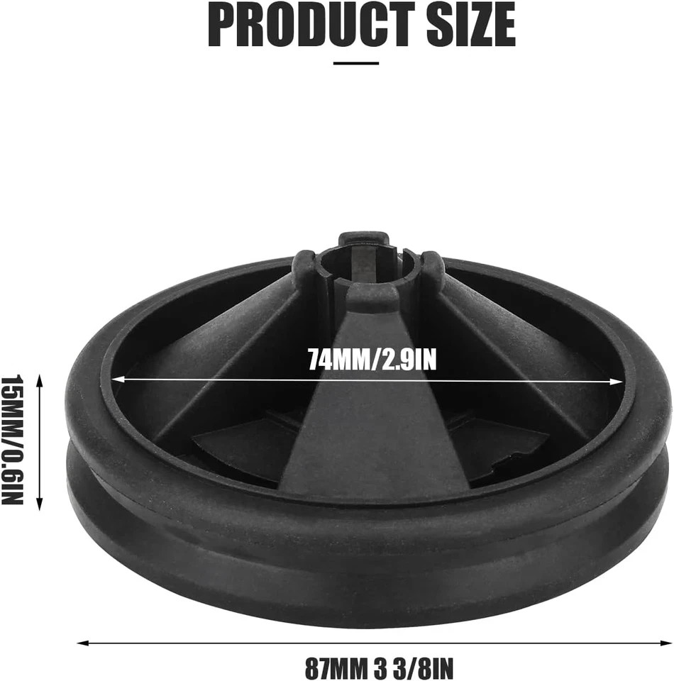 Garbage Disposal Splash Guards, 3 3/8" EPDM Rubber Drain Insert for Insinkerator