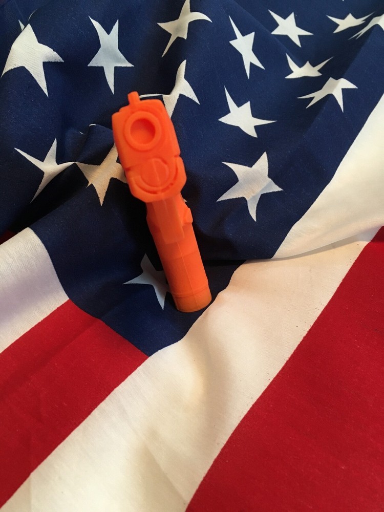 Rubber Training Gun Model Orange Rubber Training Pistol