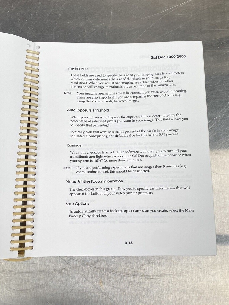 BIO-RAD Quantity One - Quantitation Software - Users Guide / Instruction Manual