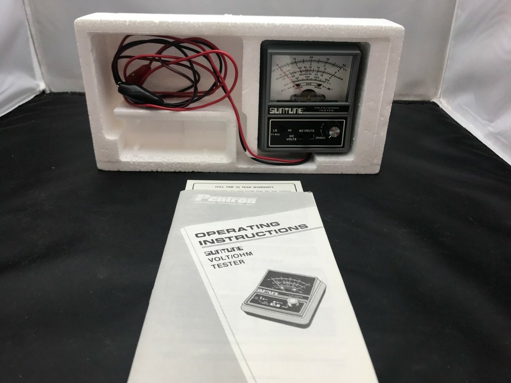 NOS Sunpro suntune Volts /Ohms 6 Function Analyzer Testers Cp7610 (AC-DC Tester)