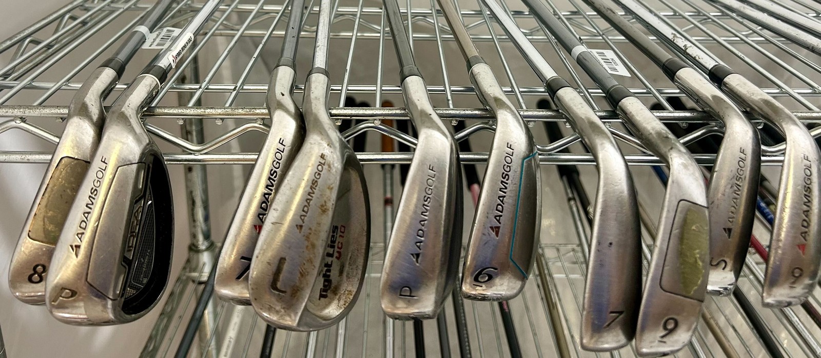 Wholesale Lot of 50 Golf Clubs - Right and Left handed - Adams Irons and Wedges