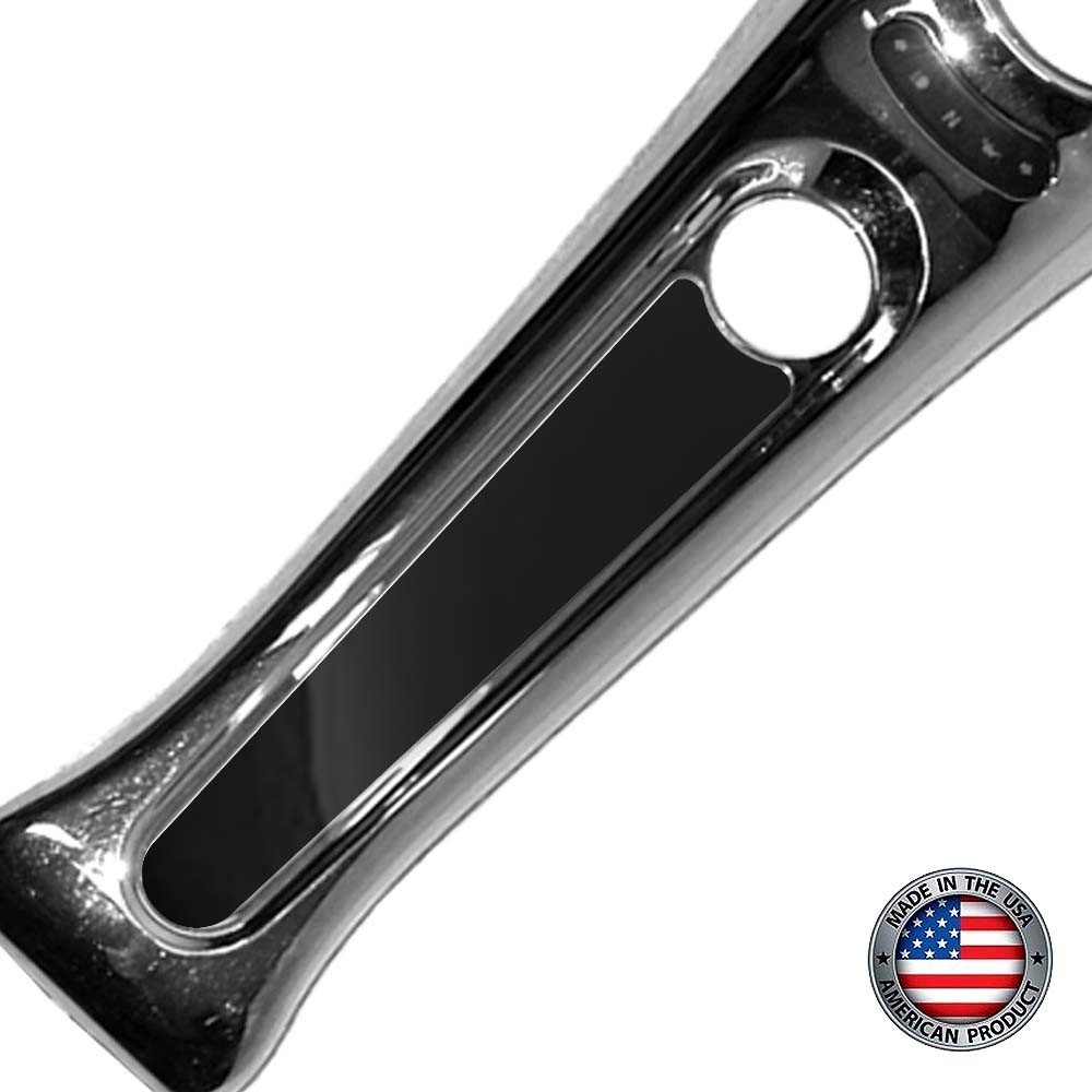 Gloss Solid Black Console Dash Panel Insert - Fits Harley 00 - 07 Softail Deuce