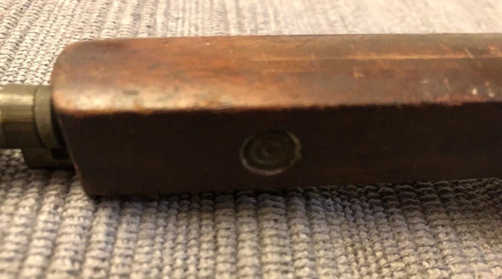 Primitive Wood Working Tool Scribe with Brass Screws & Design