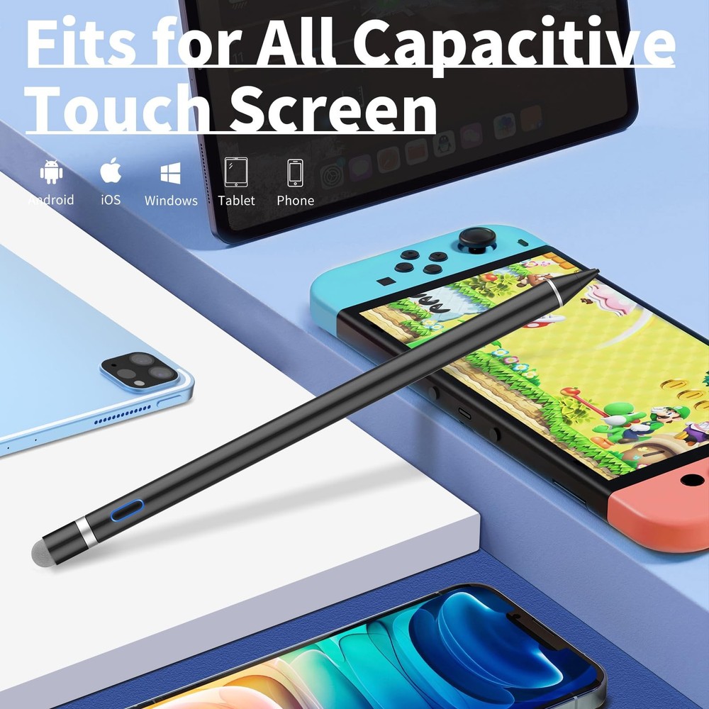 Stylus Digital Pen for Touch Screens, Active Pencil Fine Point Compatible wit...