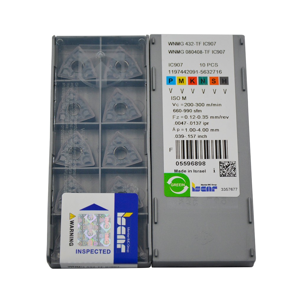 2boxes WNMG432TF WNMG080408TF IC907 New Carbide Inserts CNC blade Indexable WNMG
