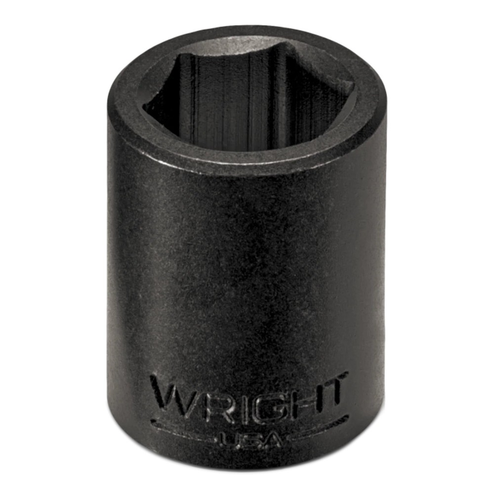 Wright Tool 4814 1/2" Drive 6 Point Standard Impact Socket - 7/16"