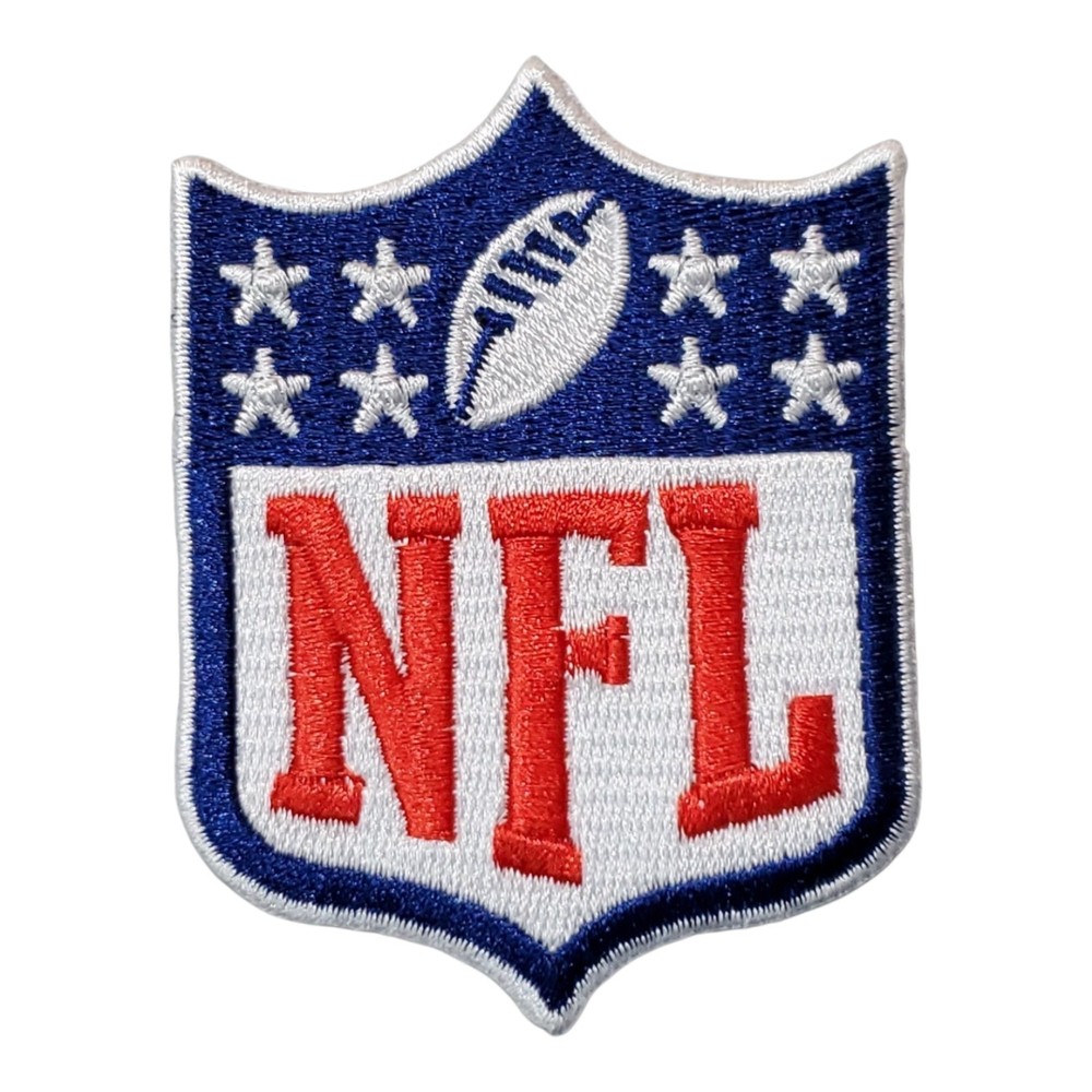 1990s Era NFL Logo Patch. Embroidered. Iron On. 3"x 2.25"