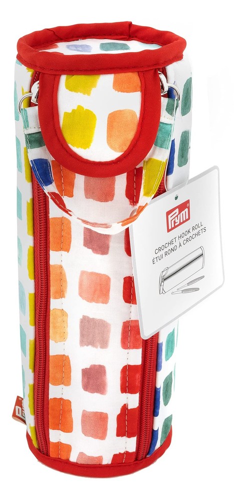 Roll & Organizer Rainbow Specks Crochet Hook Storage Case