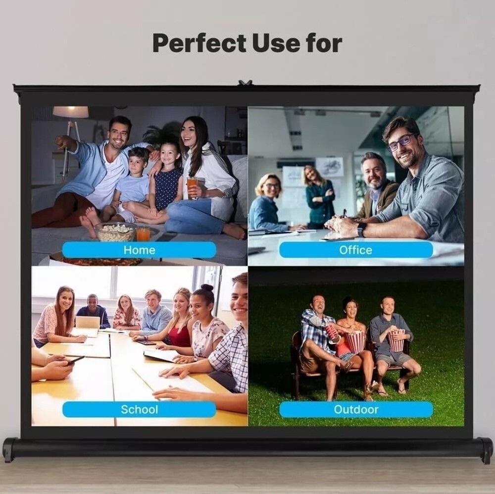 Pyle 40" Projector Viewing Display Screen-Pull-Out Style (32'' x 24'')