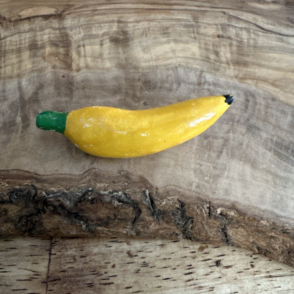 Vintage Handmade Banana Pin 2.5”